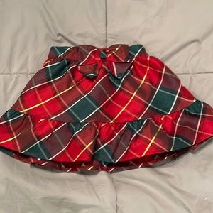 Girls Christmas skirt